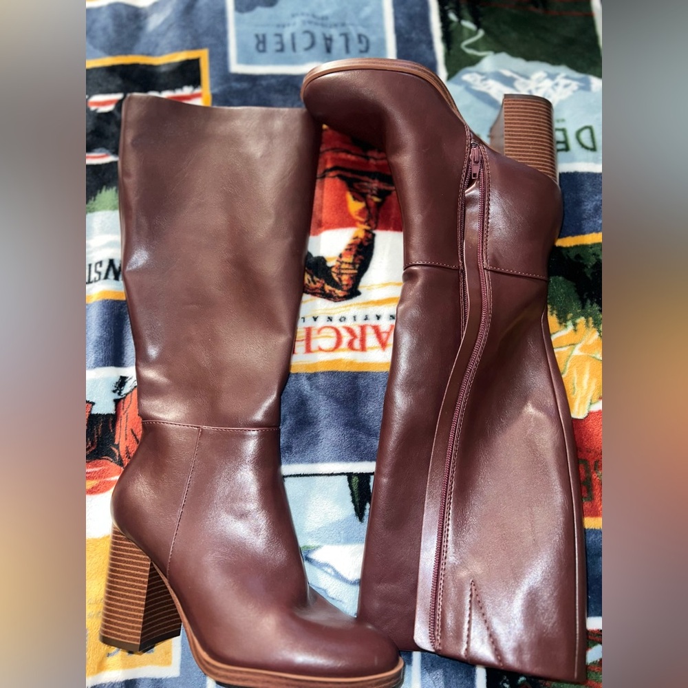 Unisa Rich burgundy Heeled Boots
